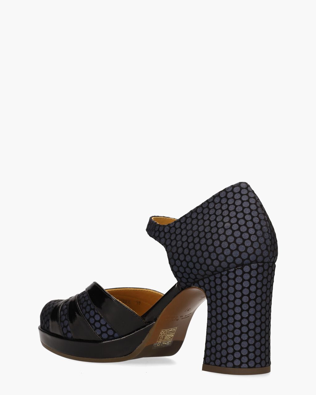 Chie Mihara Devi Zwart/Blauw Damespumps