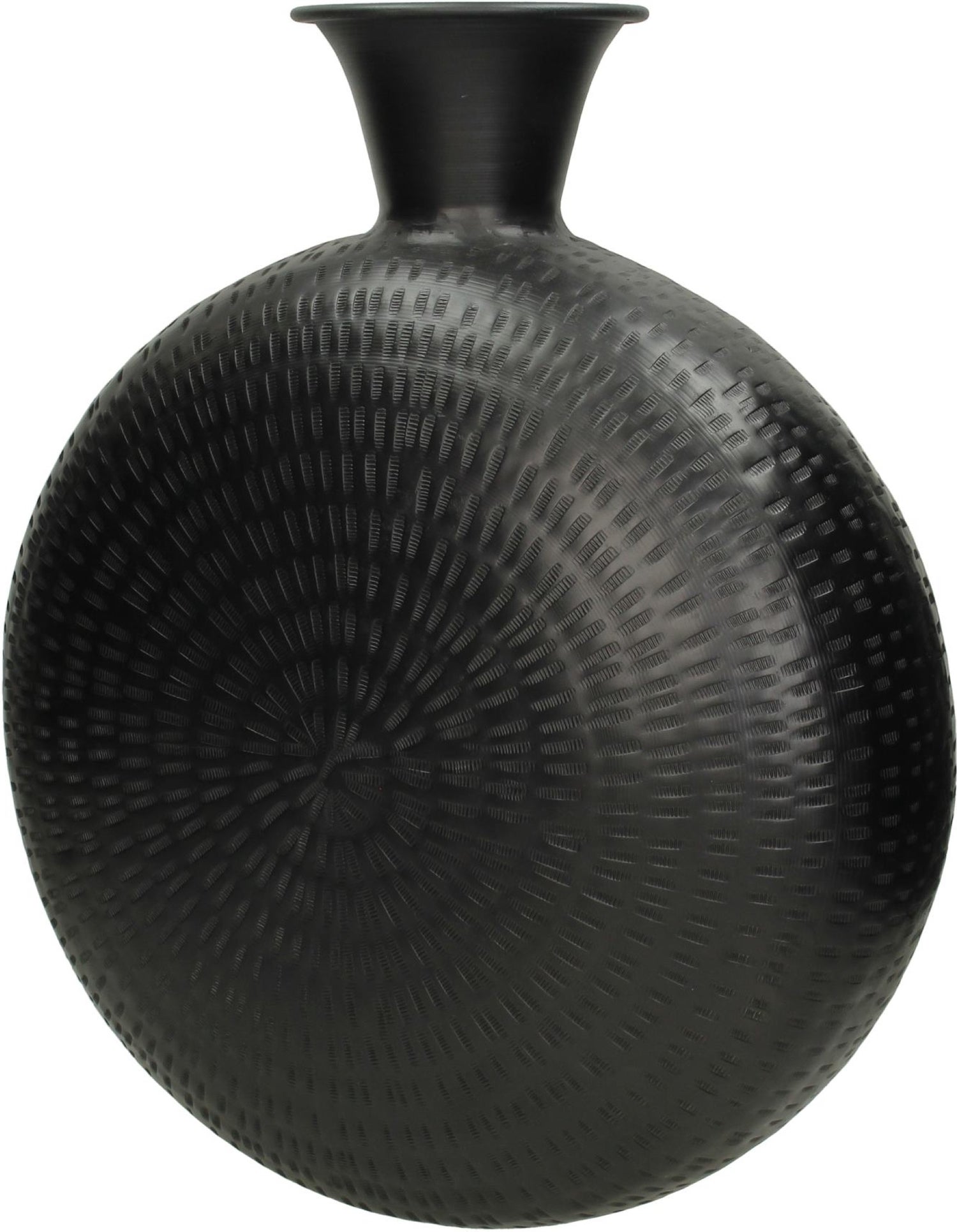HD Collection vaas zwart 34 x 12 x 41 cm
