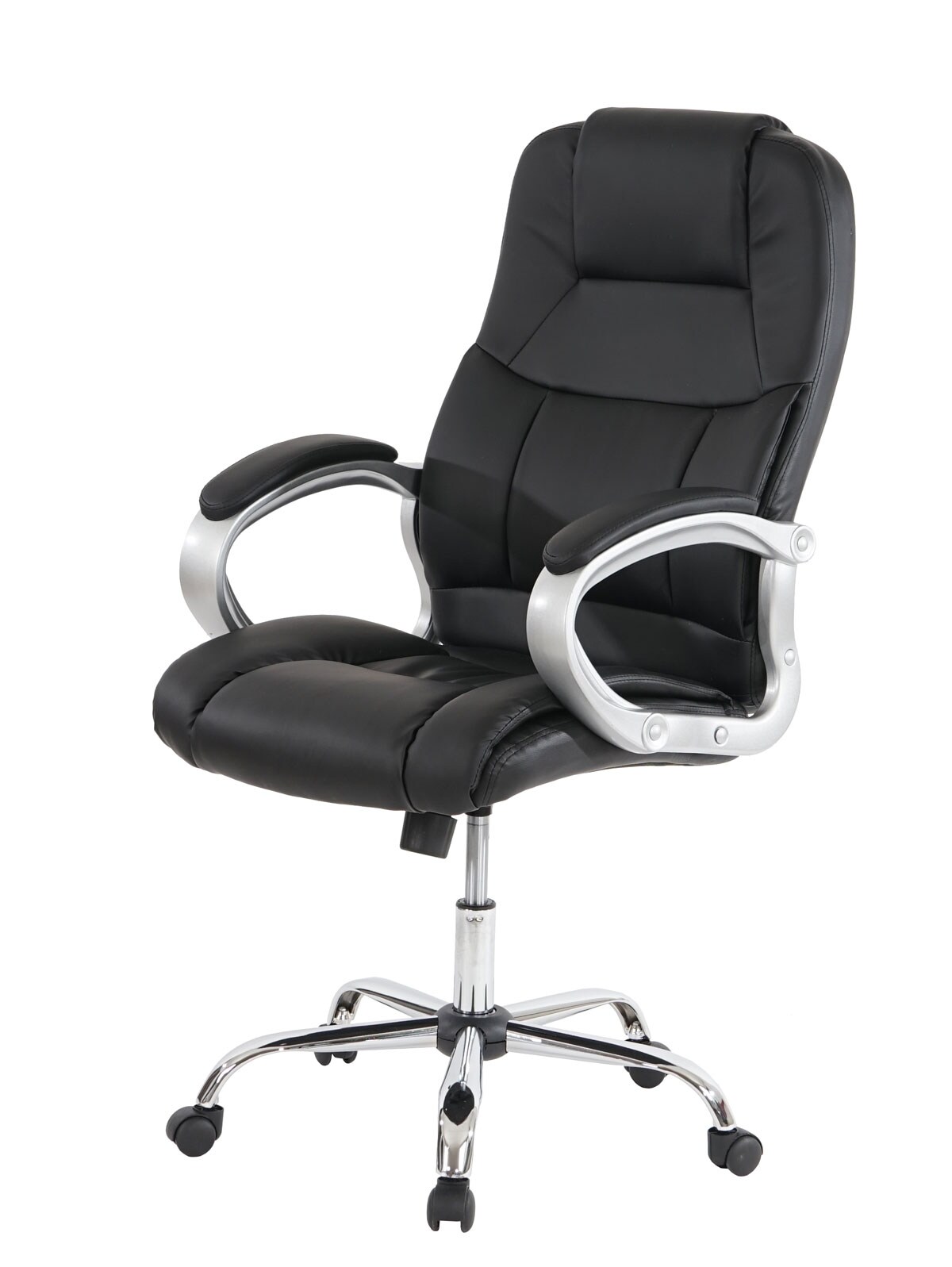 Profi-Bürostuhl Chicago XXL Chefsessel Drehstuhl Us-Version, 150kg belastbar, Kunstleder schwarz