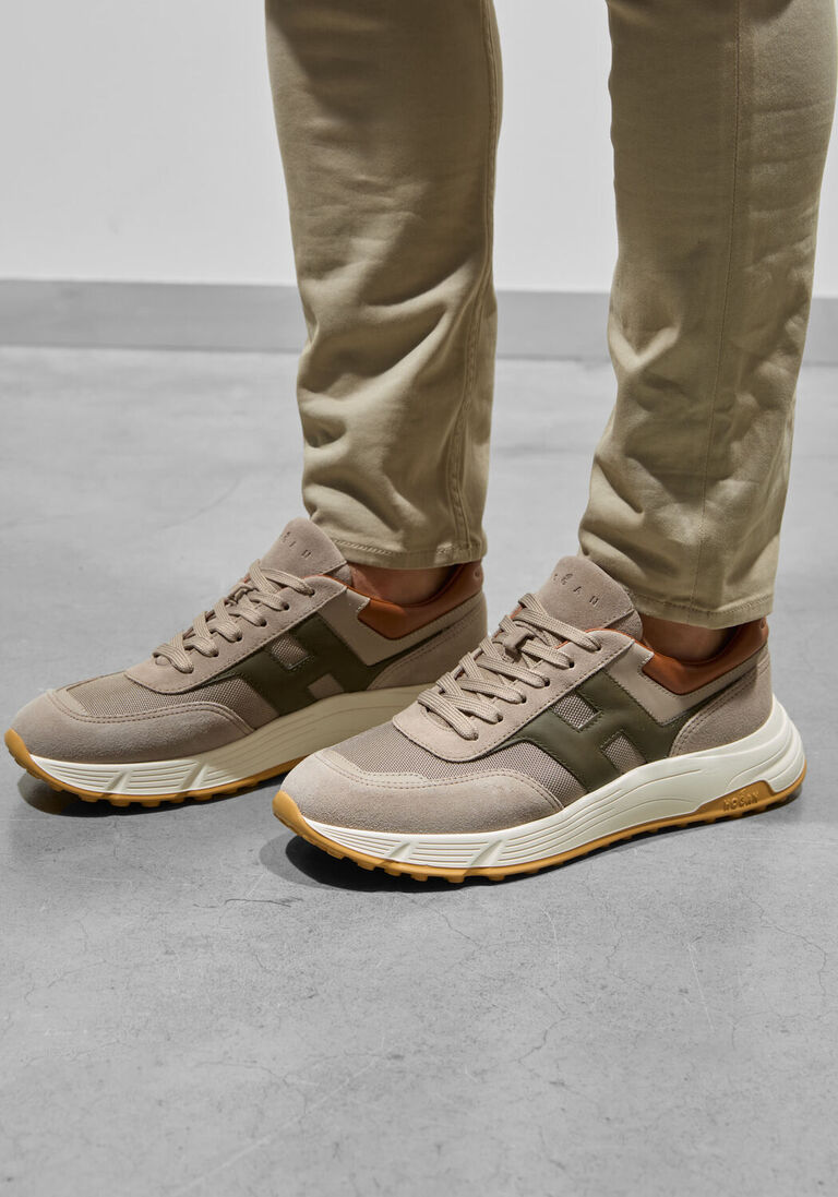 beige hogan lage sneakers hyperlight allac nuova