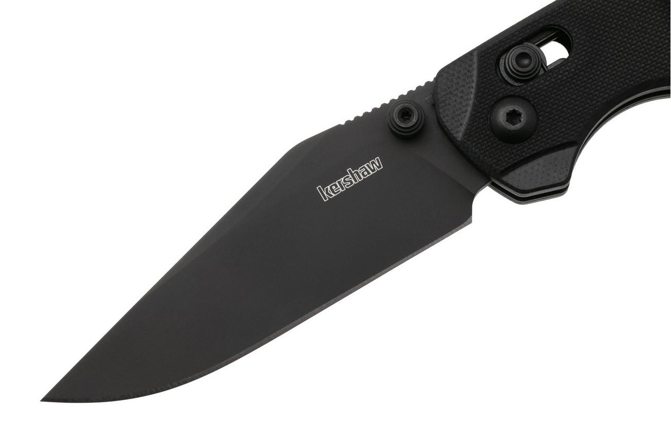 Kershaw Bel Air Clip Point 6106BLK DuraLock, Black DLC CPM MagnaCut, Black G10, zakmes
