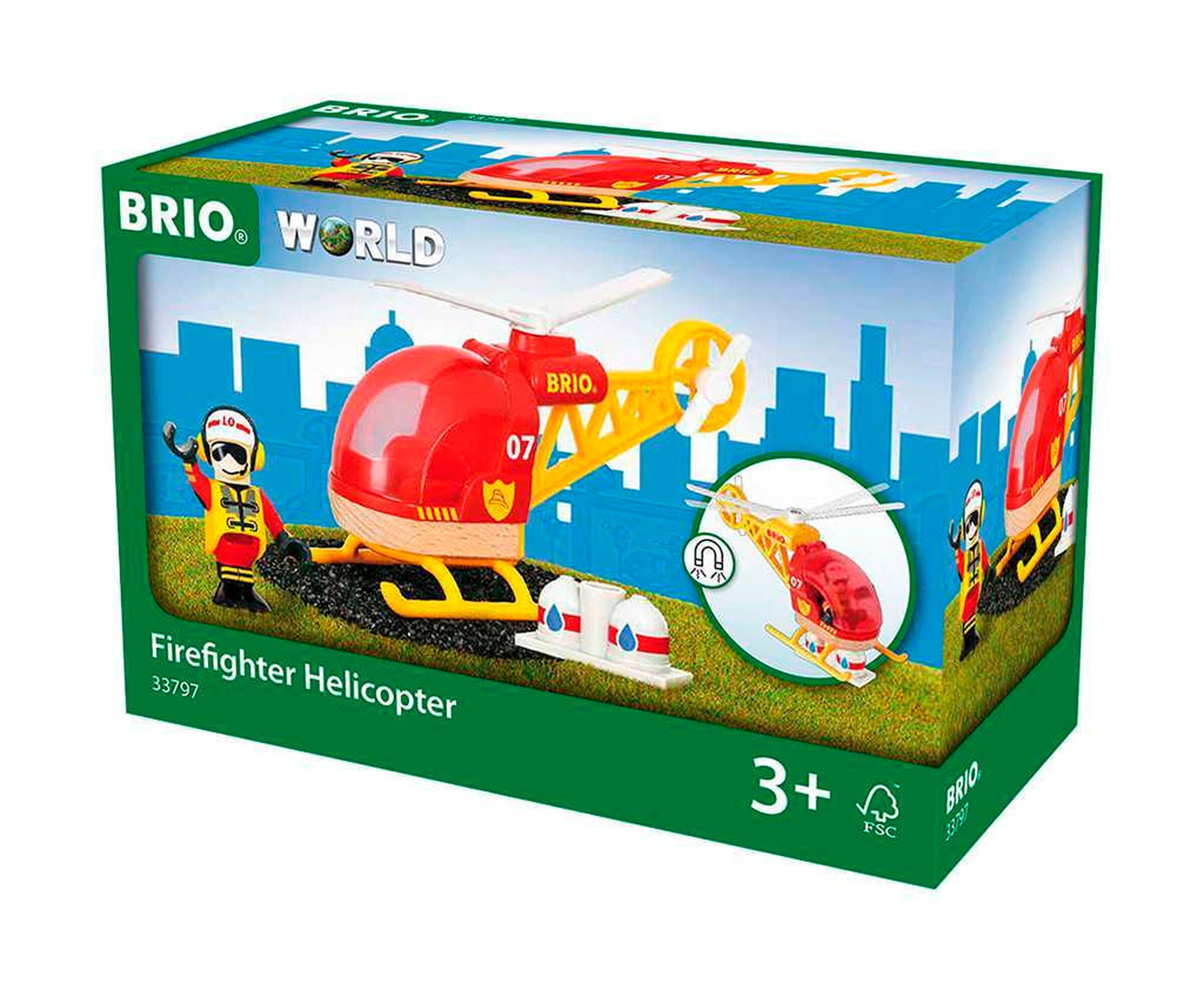 BRIO Feuerwehr-Hubschrauber