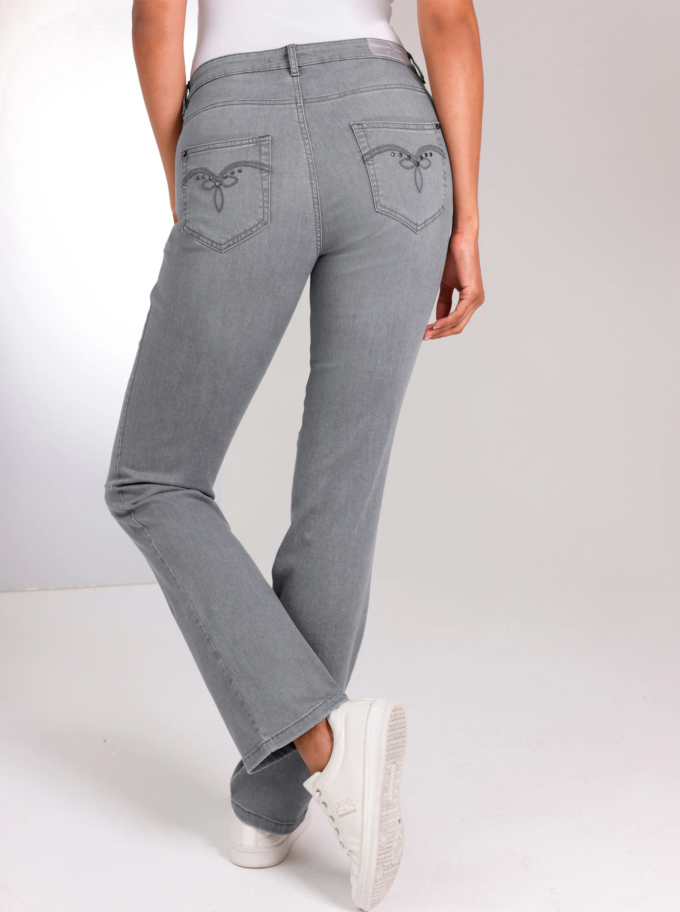 CREATION L PREMIUM Edel-Jeans in grey denim