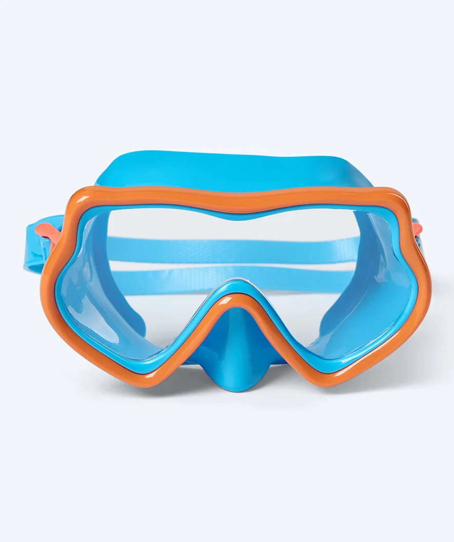 Watery Combo snorkelsæt til børn (4-10) - Pulina - Blå/orange