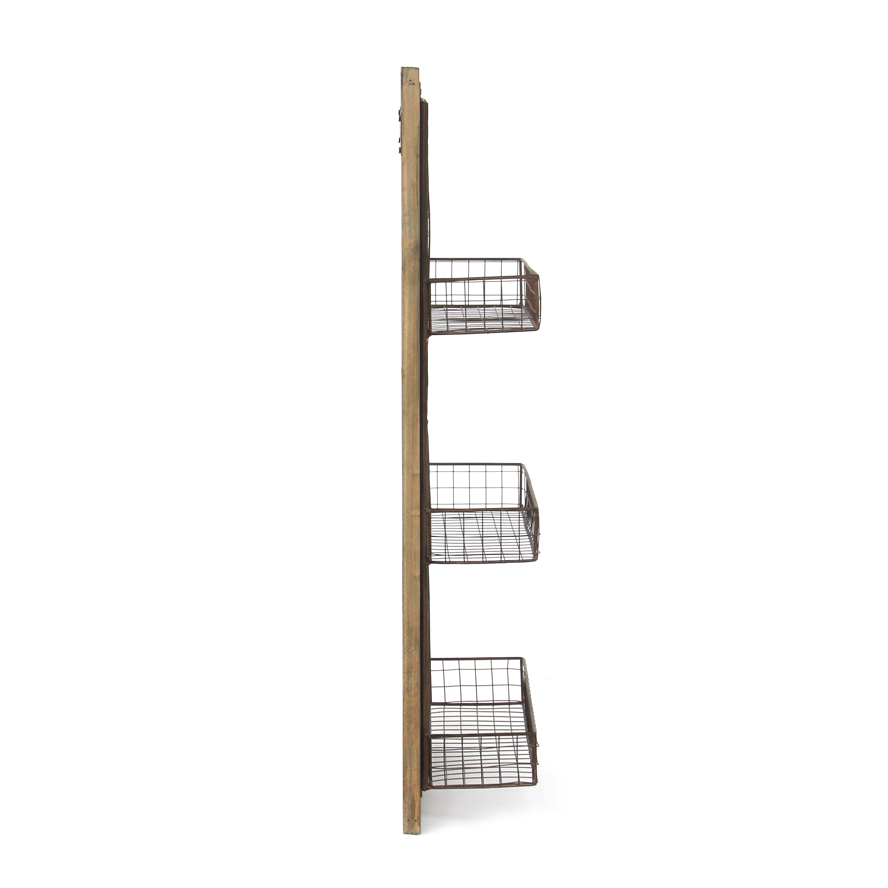 Wandregal 3 Fächer, B 45 cm, H 82 cm, T 15 cm von fischer's lagerhaus