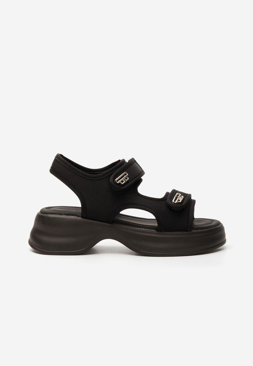 Sandales femme noires Clotylde