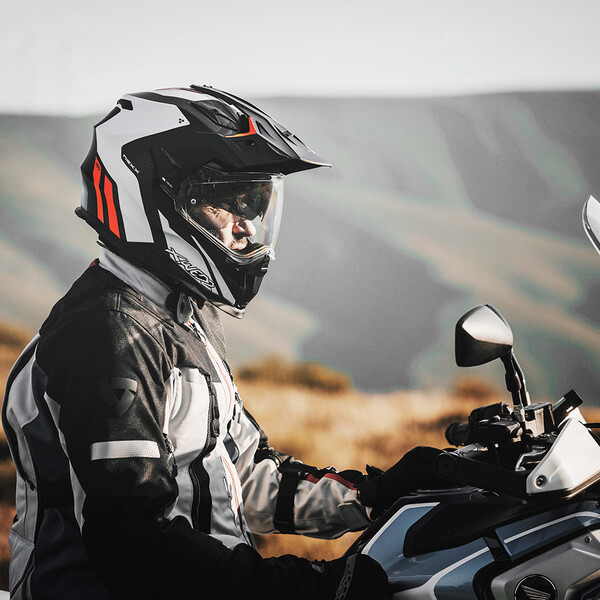 Nexx - Casque X.WED 2 Vaal Blanc Mat / Noir Mat / Rouge