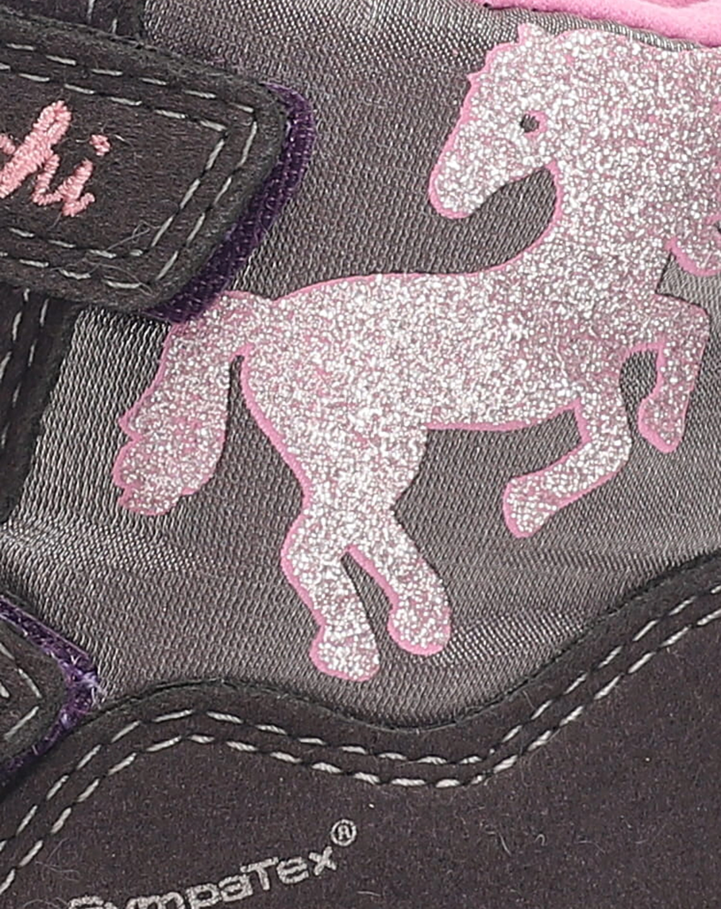 Winter-Boots KARO in aubergine pink