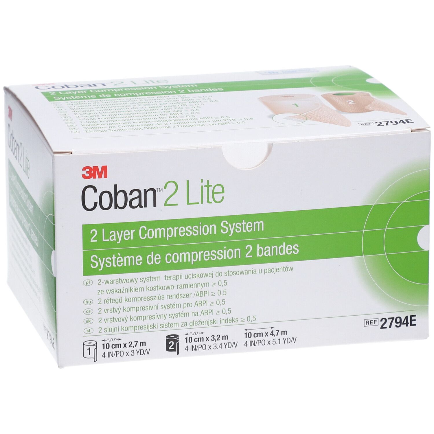 Coban 2-Lagem Kompressionssystem