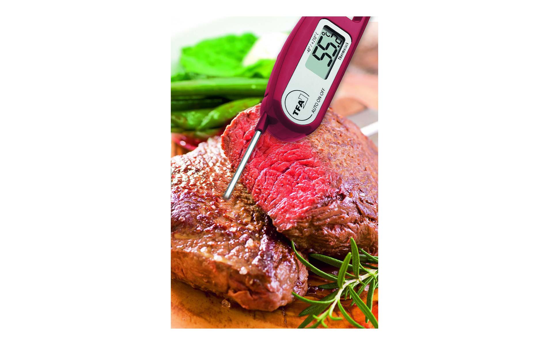 Einstichthermometer THERMO JACK, WeissDigitales Einstichthermometer
