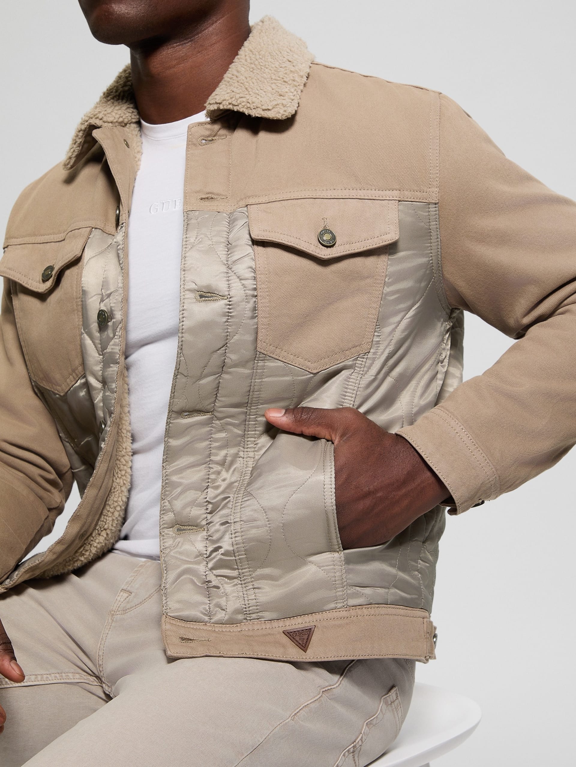 Jaqueta Dean Denim Sherpa