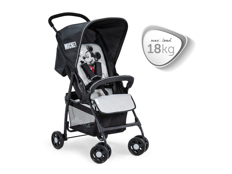 Hauck Buggy Sport Mickey Stars Praktischer Alltagsbegleiter und Zweitbuggy