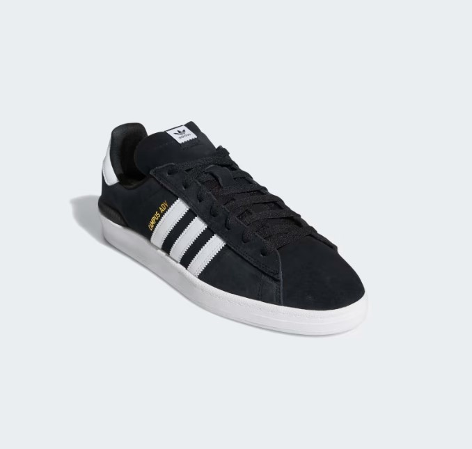 Adidas Skateboarding Campus ADV Black White White 4.5 US