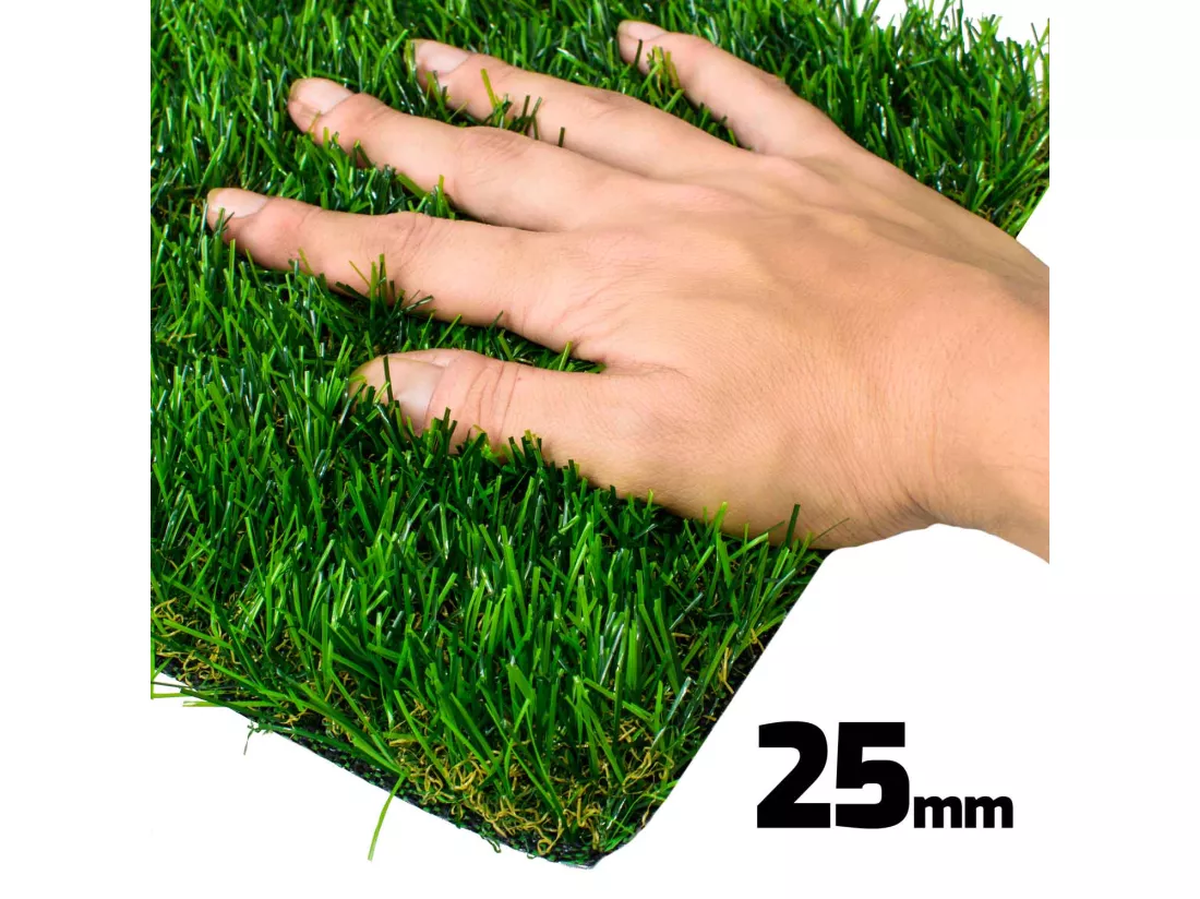 Padang 25 - Gazon synthétique PE 1x10m/25mm