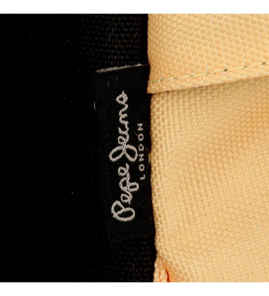 Estojo Pepe Jeans com três compartimentos, amarelo, 6324326 - 22x12x5cm