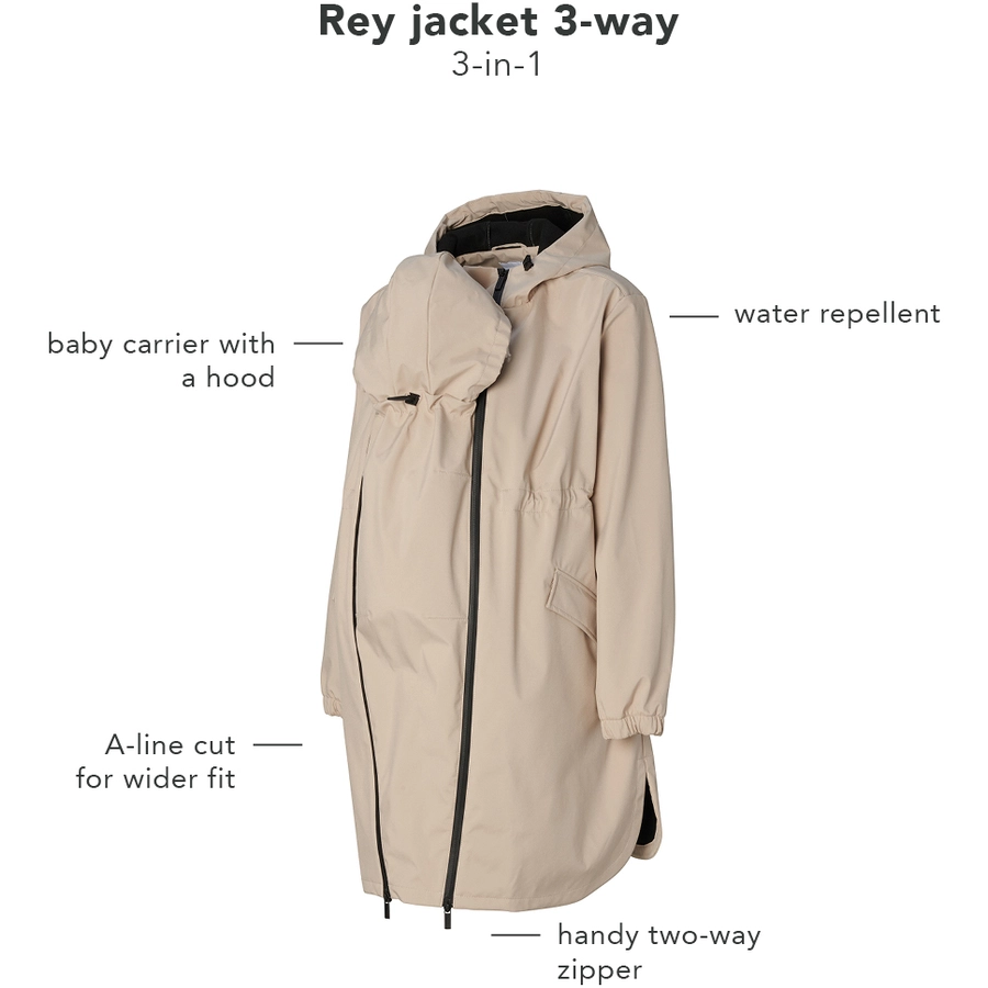 Noppies Parka Rey White Pepper