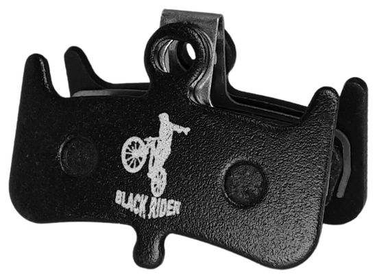 Paires de Plaquettes BLACK RIDER pour HAYES DOMINION A4 Semi-Métallique 