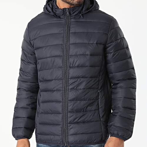 Doudoune Capuche 819 Bleu Marine
