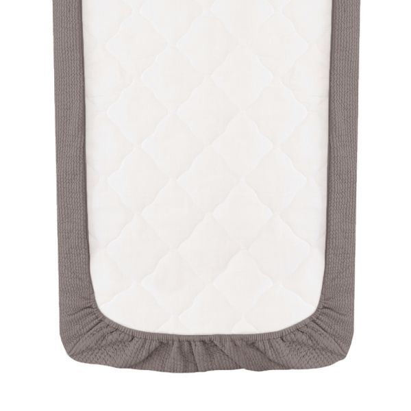 Witlof for Kids Waves Tuck-Inn Ledikantdeken - 60 x 120 cm - Warm Grey