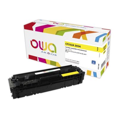 Cartouche laser compatible HP 205A - jaune - Owa K18111OW
