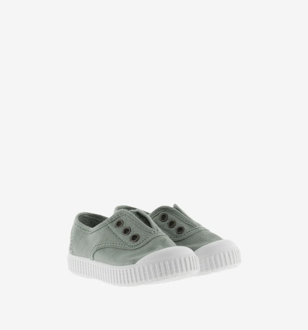 1915 INGLESA TENNIS TOILE DREC® ÉLASTIQUE Baskets en toile avec élastique pour enfant JADE