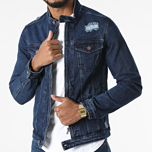 Veste Jean ZVS-012 Bleu Brut