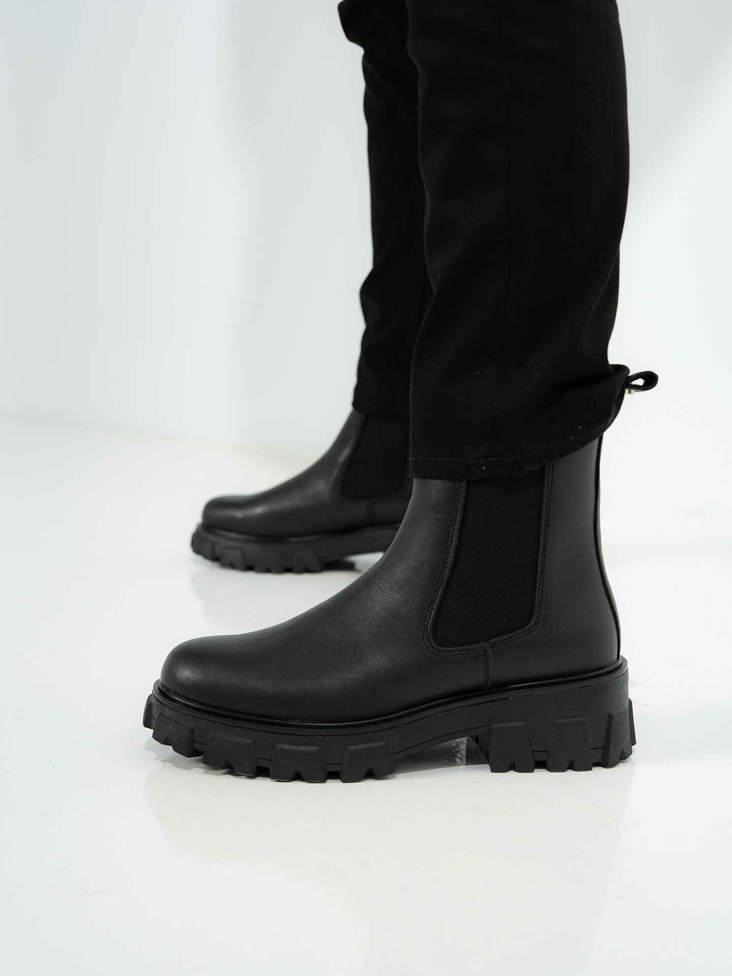 Leather Combat Chelsea