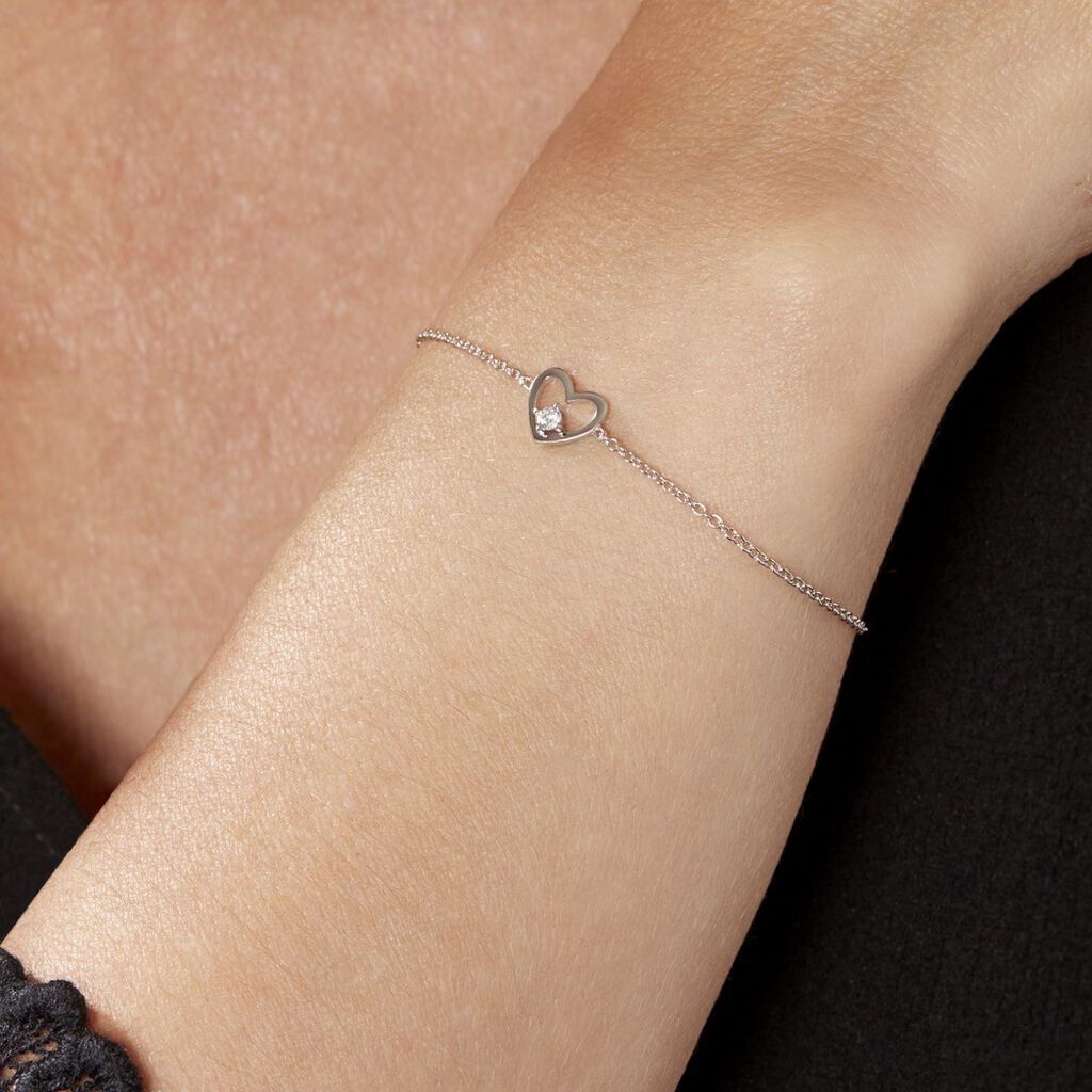 Bracelet Argent Sabino Oxydes De Zirconium