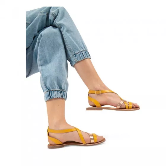 Sandales JAUNE MEGIS CASUAL