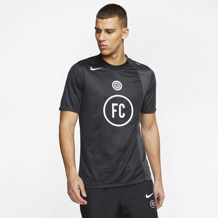 Nike F.c. Away Soccer T Shirt Sort