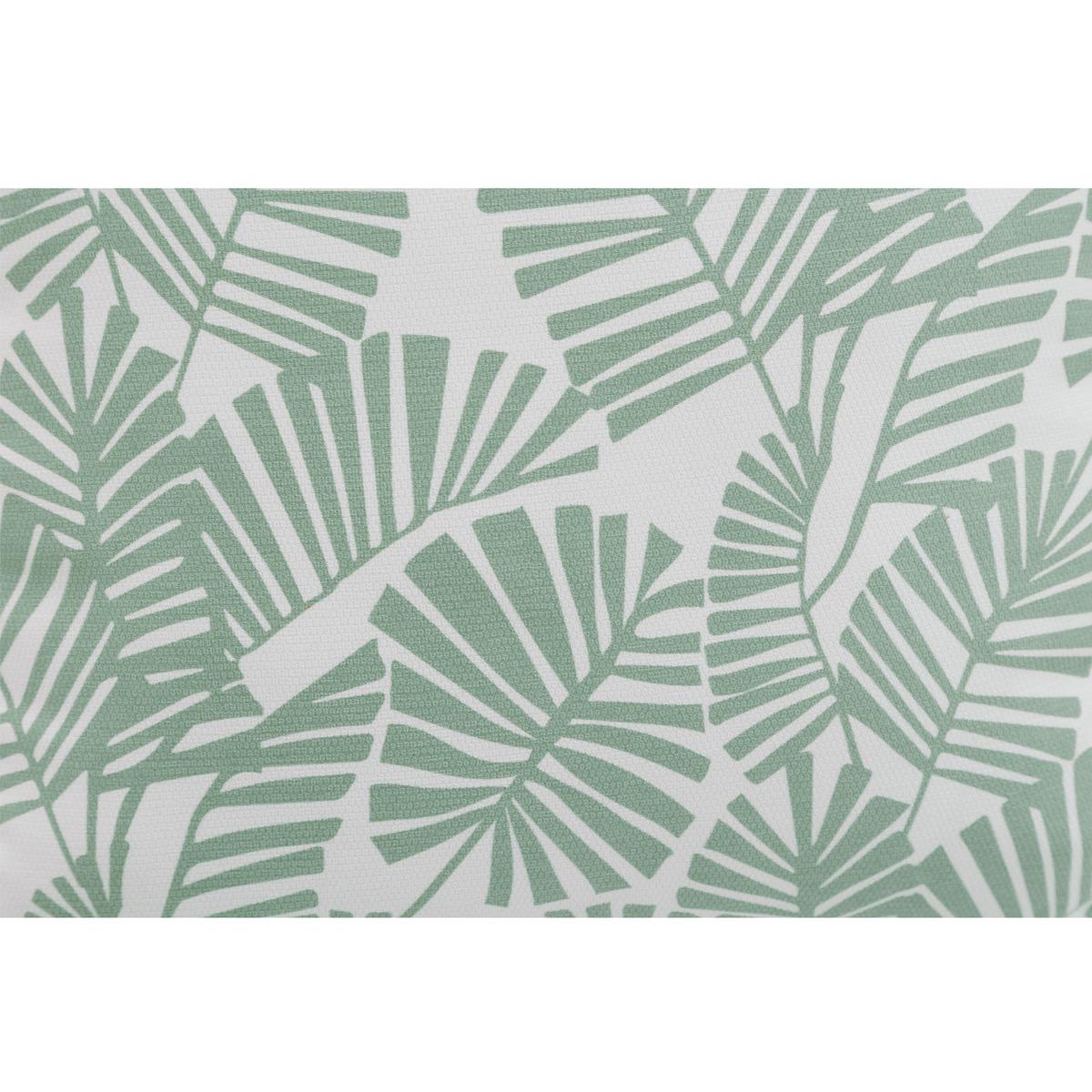 COUSSIN FYLIE 40X40CM PALMIER VERT DE GRIS