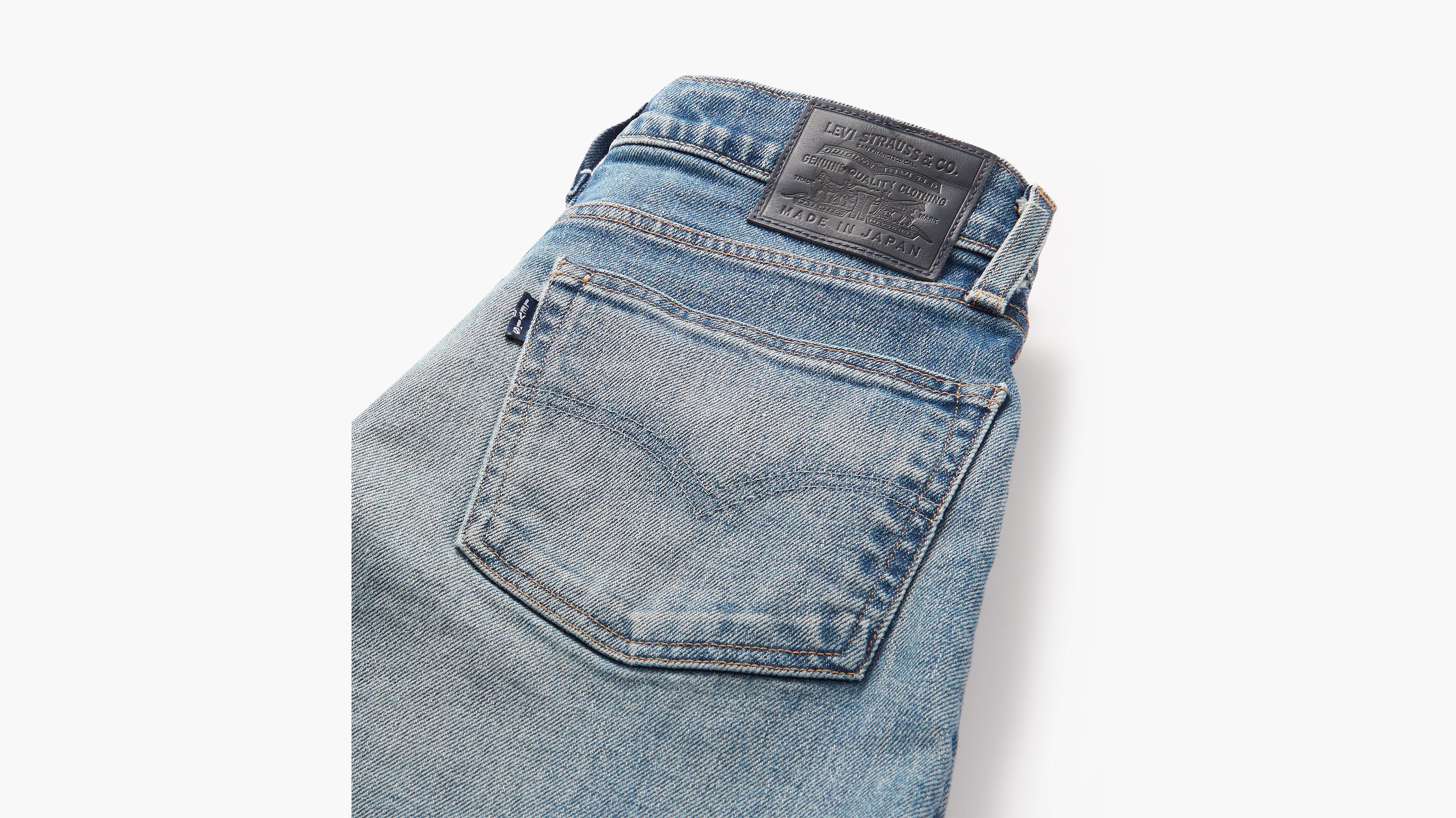Jean Levi's® Boyfriend taille haute fabriqué au Japon - Mij Azura Medium Worn In - Bleu