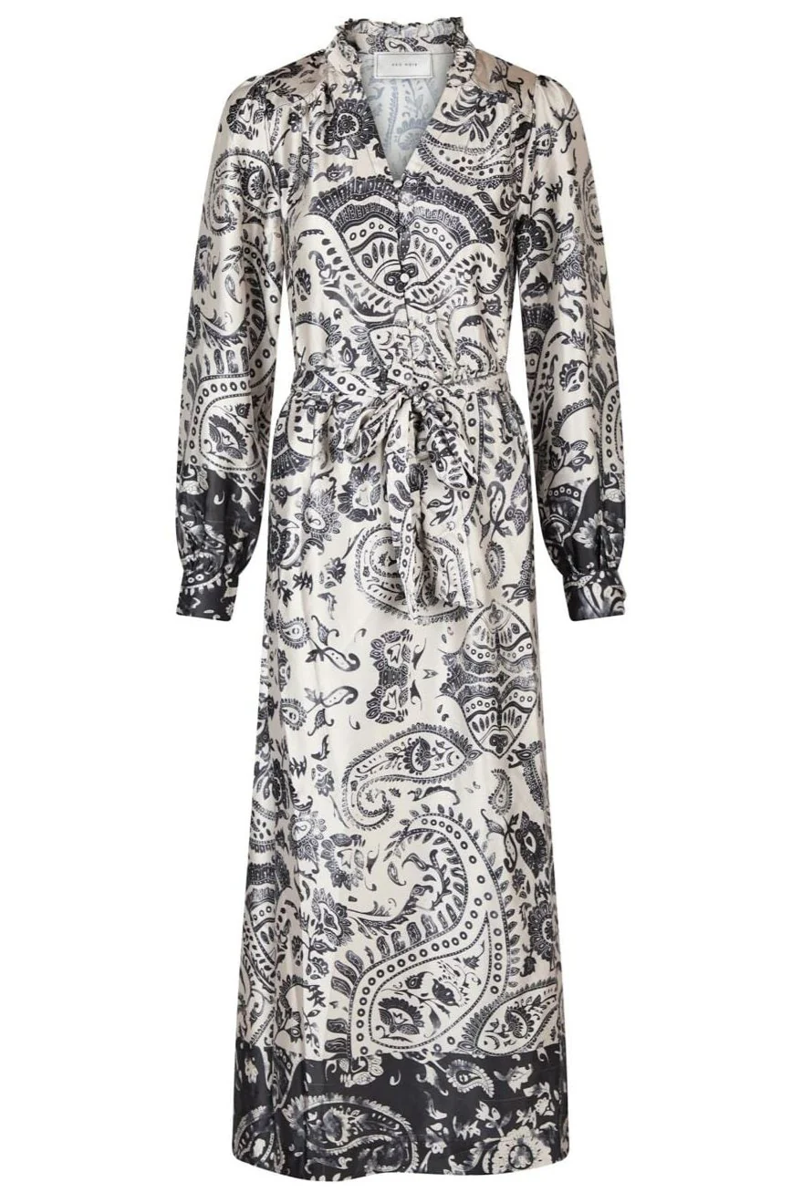 Neo Noir Nova Deco Paisley Dress 164307