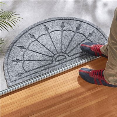 Tapis d'entrée demi lune