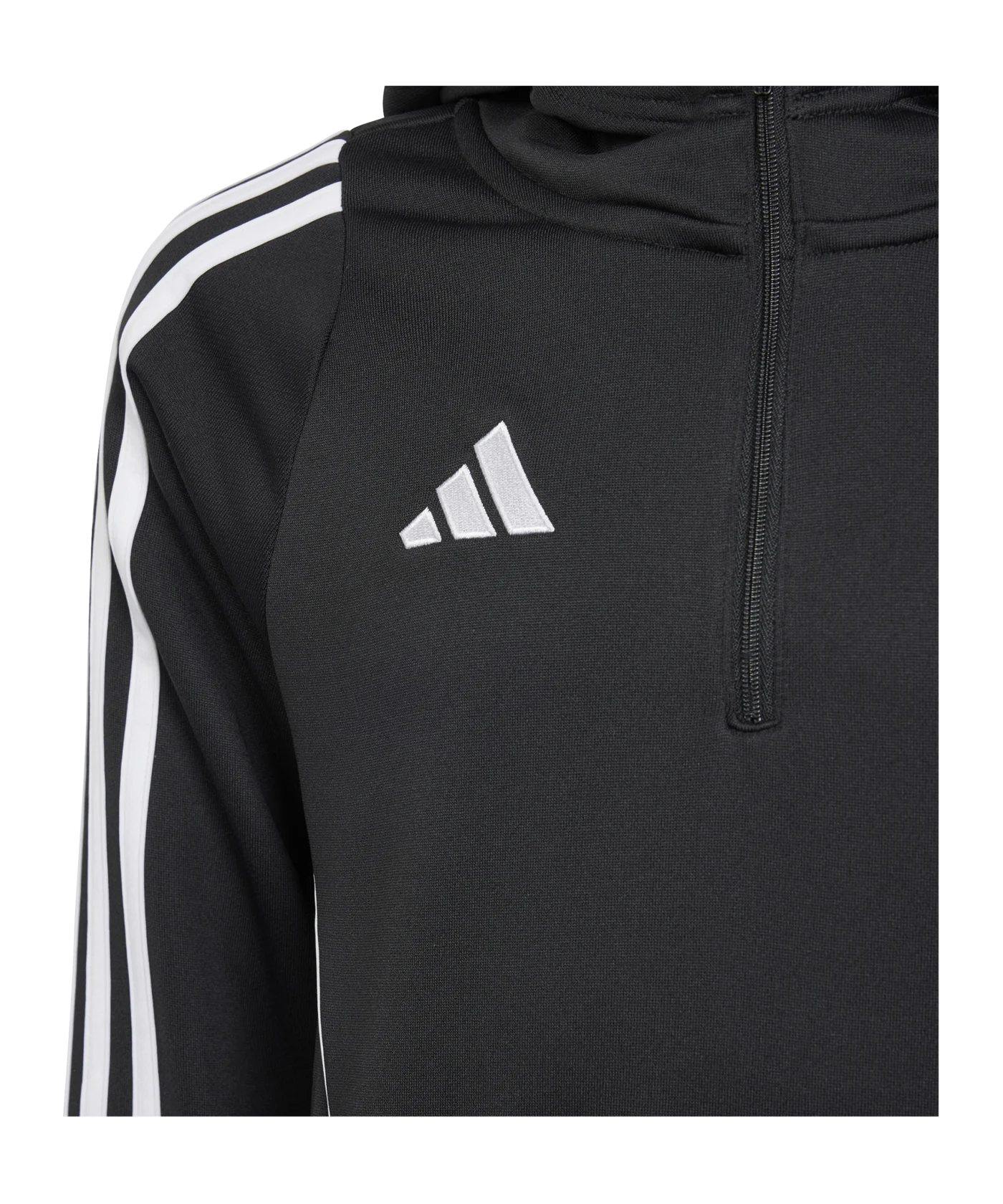 adidas Tiro 24 Hoody Kids Schwarz Weiss