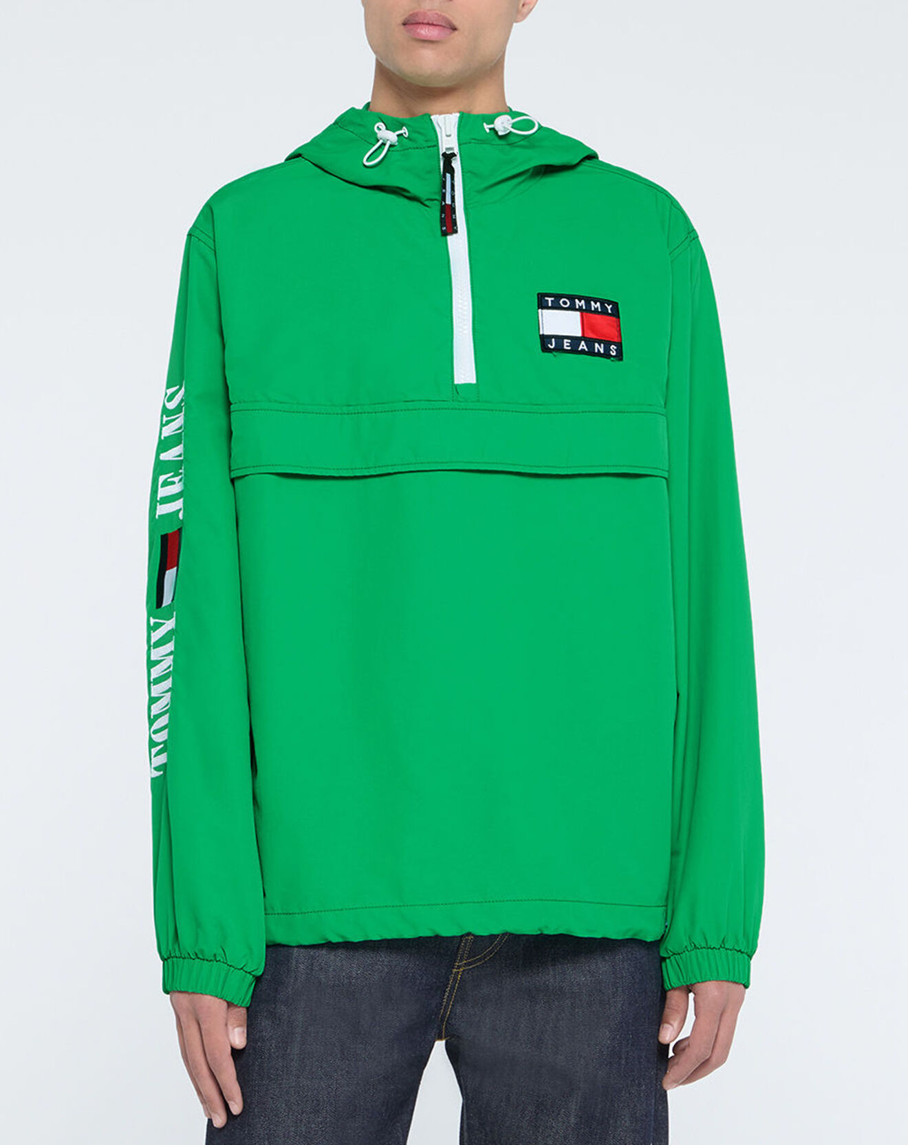 Tommy Jeans Coupe-vent Chicago Popover vert