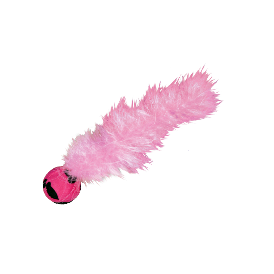 Bola de penas Kong Active Wild Tails para gatos