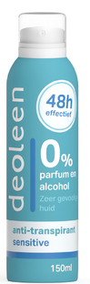 Deoleen Anti-transpirant Deodorant Spray Sensitive 150ML