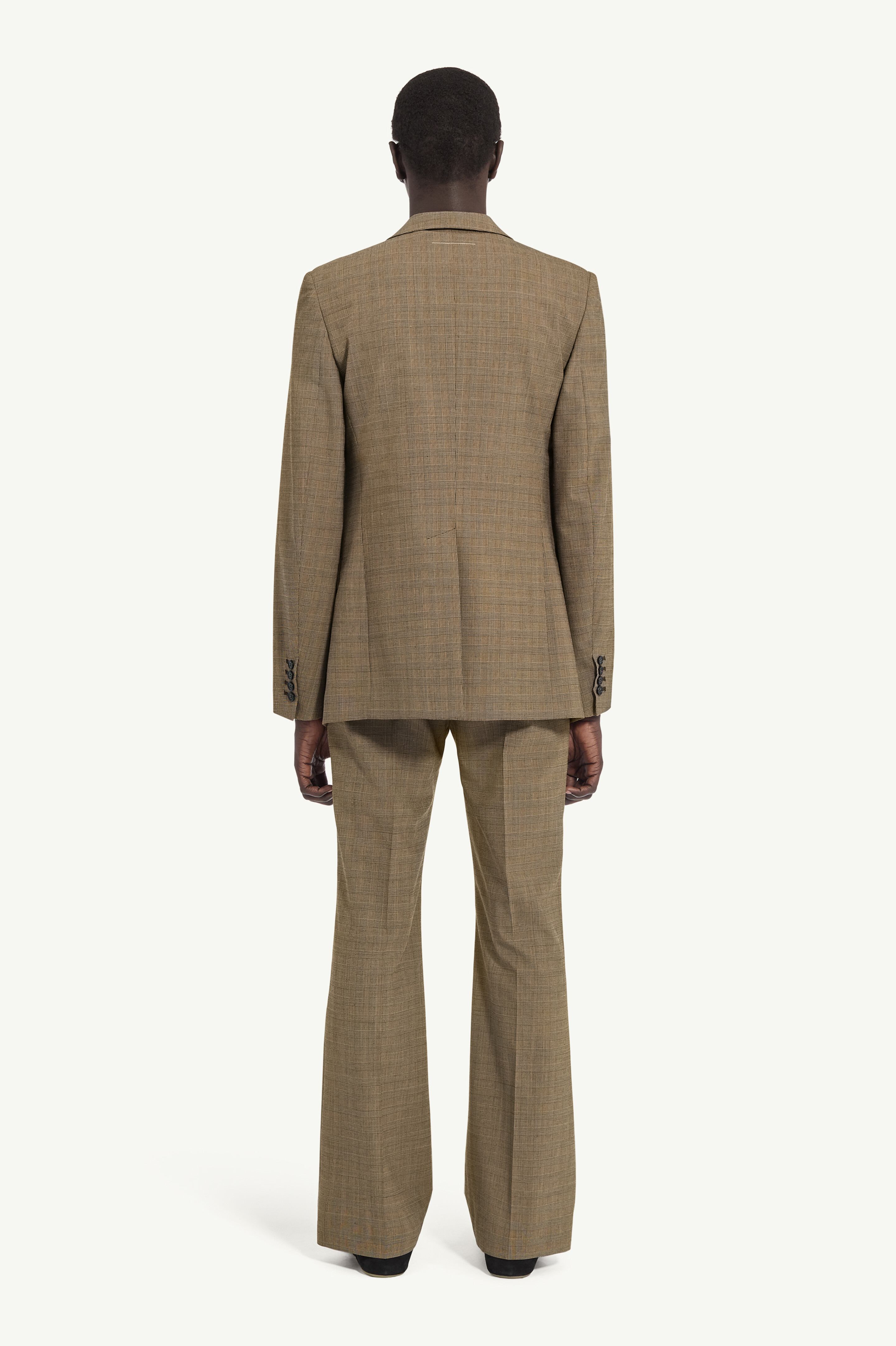 Veste de costume à carreaux
