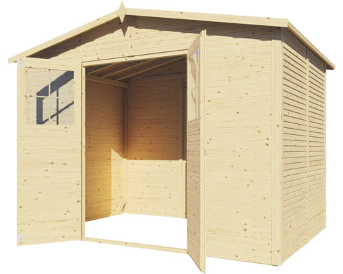Bertilo Fineline Rhombus Profiel Tuinhuis 322 x 209 cm Naturel