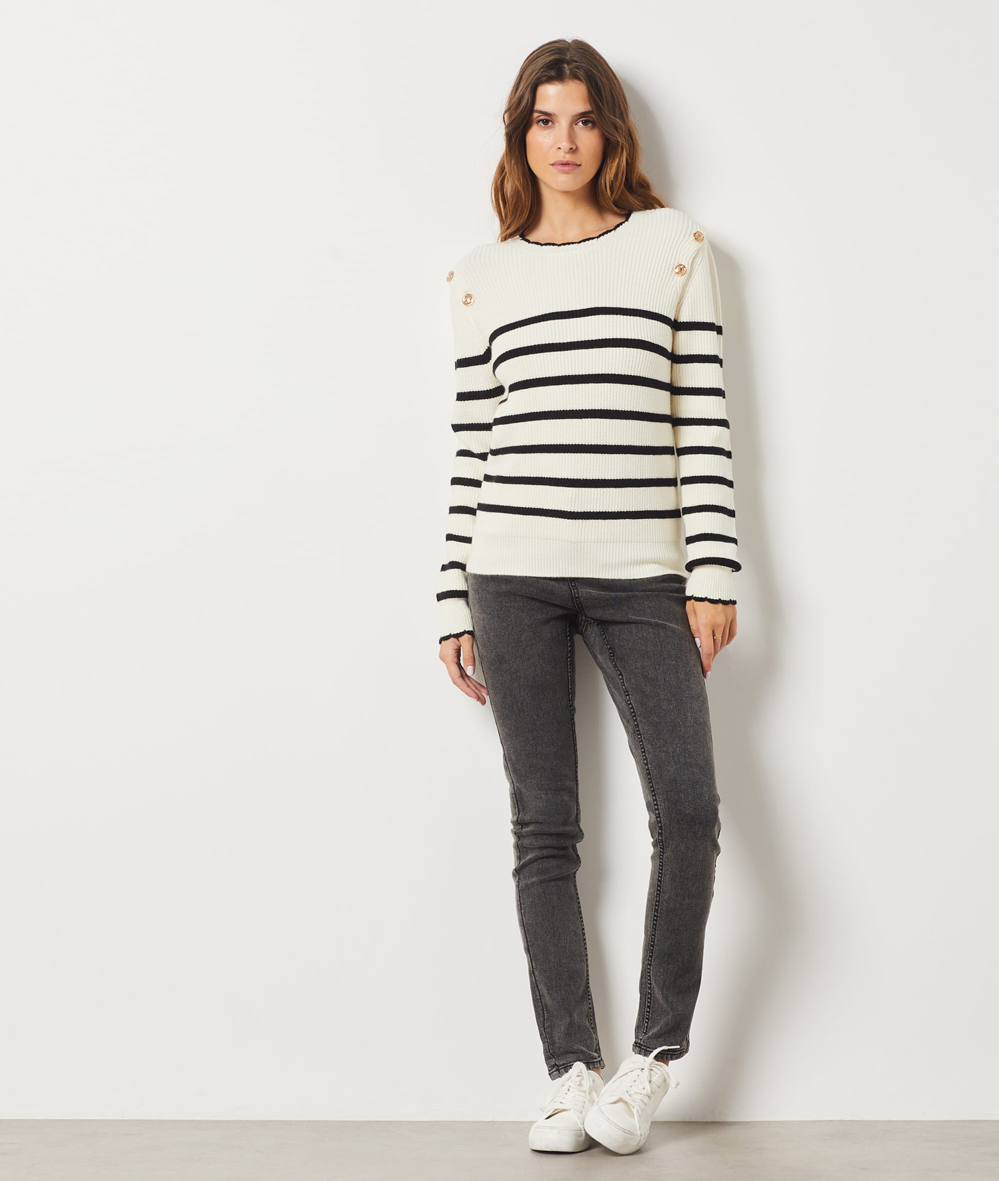 Pull à rayures