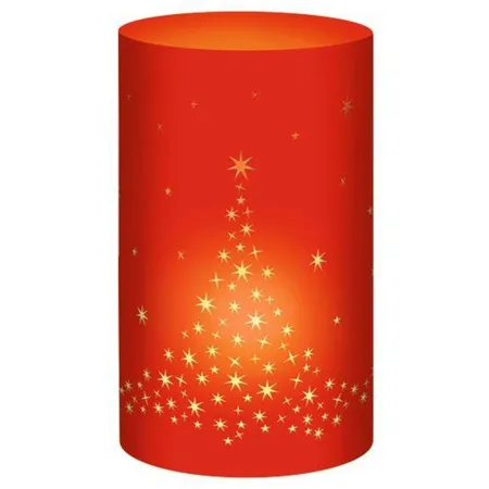 URSUS Silhouetten Tischlicht Filigrano Weihnachtsbaum, rubinrot