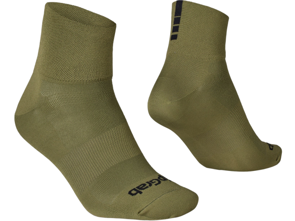 GripGrab Lightweight SL Low Cut Cykelstrømper, Olive Green