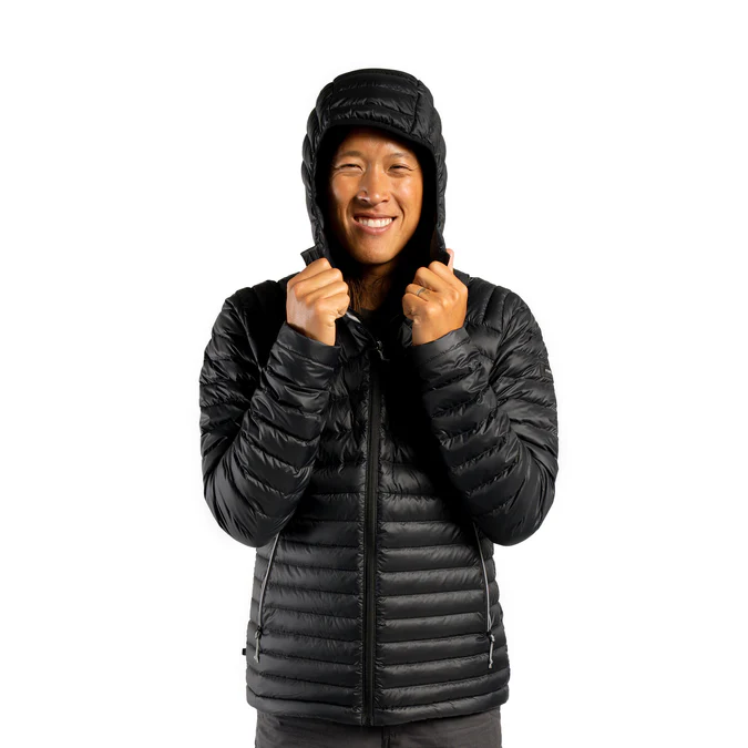 Decathlon Forclaz - Jaqueta puffer com capuz Forclaz MT100 para homem