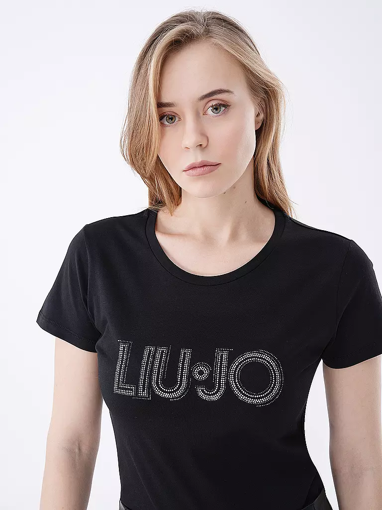 LIU JO T-Shirt  schwarz