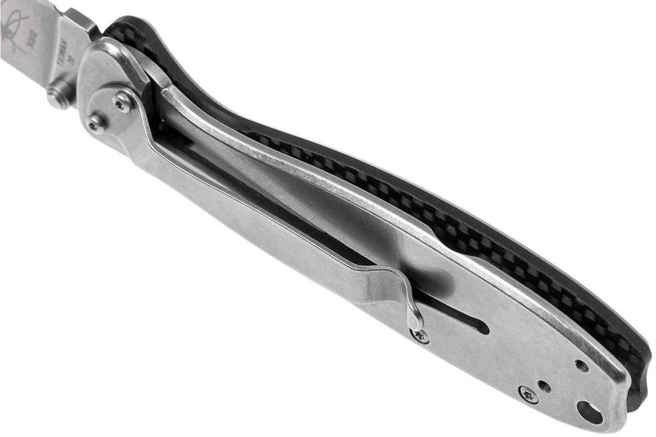 ESEE Knives Zancudo D2 Carbonfiber-Stonewashed, BRKR2CF zakmes