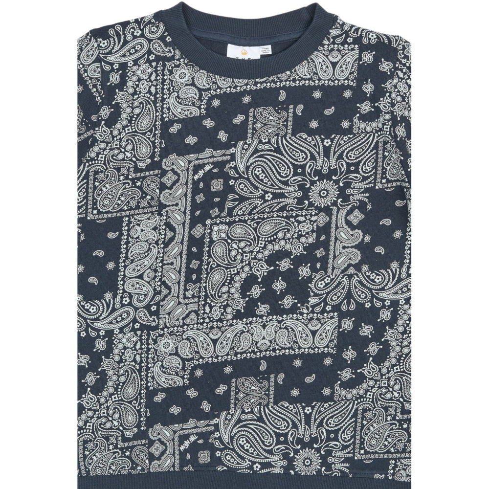 Køb The New Navy Blazer Aop Tnsixten Sweatshirt