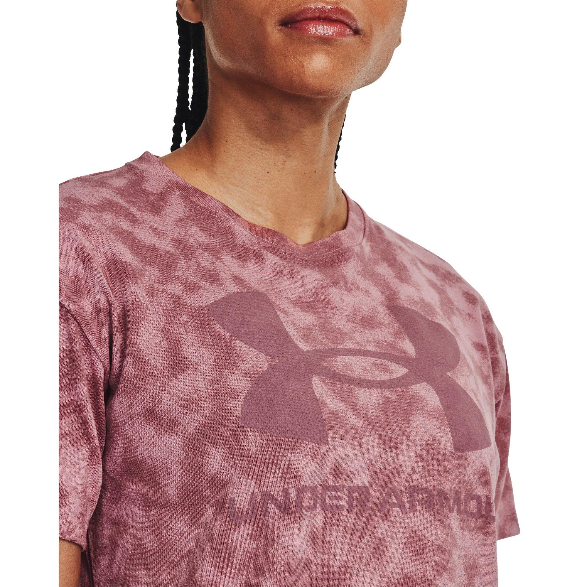 Under Armour Under Armour Ua Logo Aop Heavyweight Ss T-Shirt Womens
