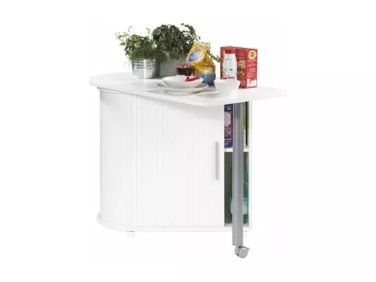 Table pivotante blanche Cool 100