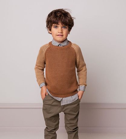 MarMar Bluse - Strick - Modal Mix - Taka - Dark Fudge Block